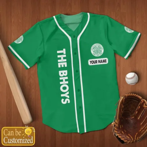Celtic Football Club Baseball Jersey Custom Name PM345 - LH