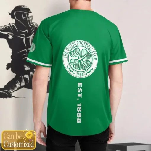 Celtic Football Club Baseball Jersey Custom Name PM345 - LH - Image 3