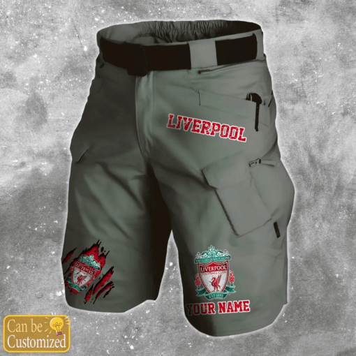 Liverpool F.C. Mens Upgraded Military Tactical Shorts (No Belt) PM34 - LH