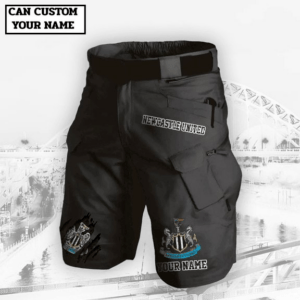 Newcastle United F.C. Mens Upgraded Military Tactical Shorts (No Belt) PM34 - LH