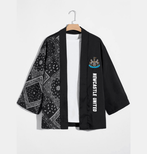 Newcastle United F.C. Beach Hawaii Combo Kimono & Shorts PM44 - LH - Image 2