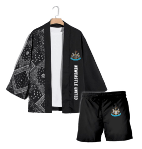 Newcastle United F.C. Beach Hawaii Combo Kimono & Shorts PM44 - LH