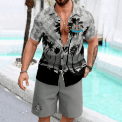 Newcastle United F.C. Man & Woman Gift Hawaiian Shirt & Shorts PM54 - LH
