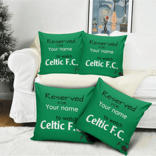 Celtic F.C. Personalised Pillow (with inner) PM45 - LH - Image 3