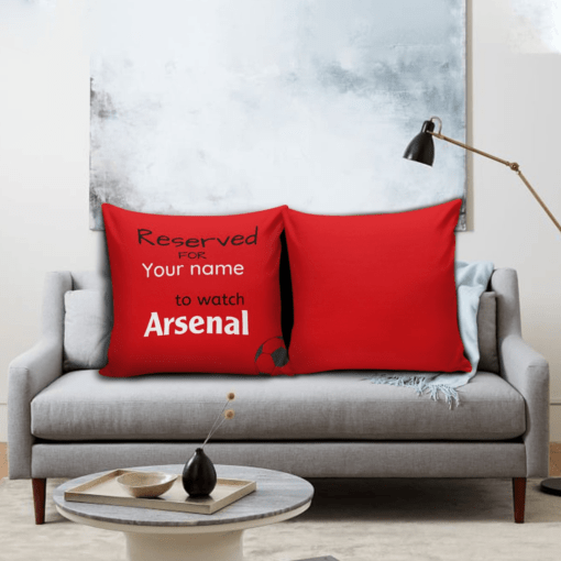 Arsenal F.C. Personalised Pillow (with inner) PM45 - LH - Image 2