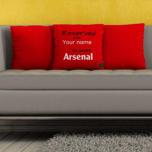 Arsenal F.C. Personalised Pillow (with inner) PM45 - LH - Image 3