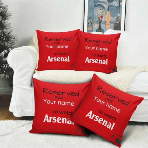 Arsenal F.C. Personalised Pillow (with inner) PM45 - LH - Image 4
