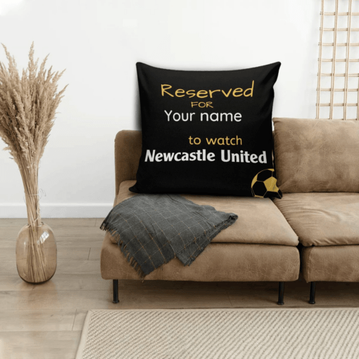 Newcastle United FC Personalised Pillow (with inner) PM45 - LH