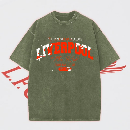 Liverpool F.C. Mineral Wash T-Shirt PM35 - LH - Image 3