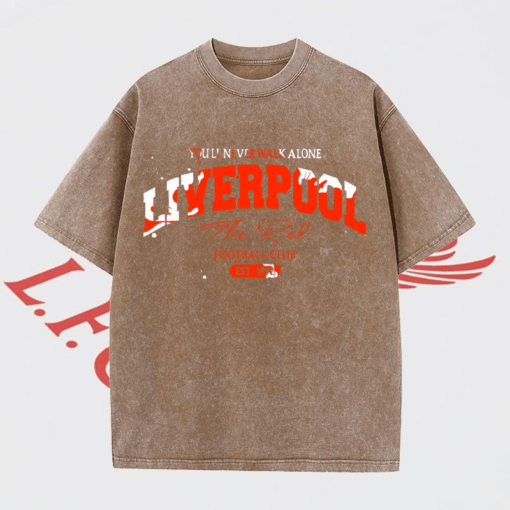 Liverpool F.C. Mineral Wash T-Shirt PM35 - LH - Image 5
