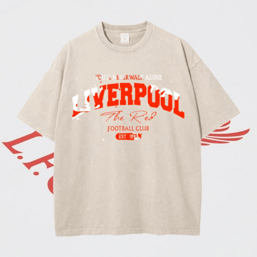 Liverpool F.C. Mineral Wash T-Shirt PM35 - LH - Image 7