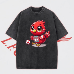 Liverpool F.C. Cute Little Liver Bird Mineral Wash T-Shirt PM36 - LH