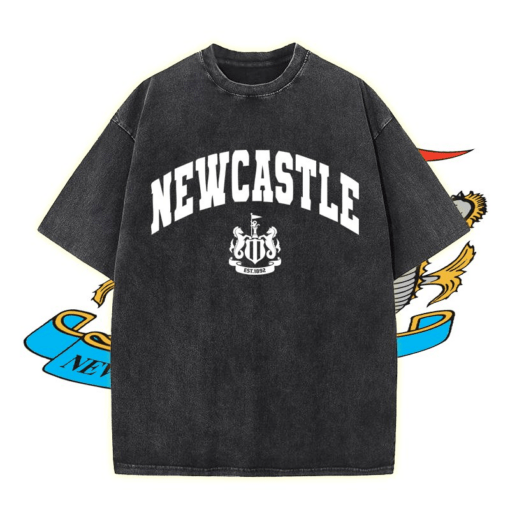 Newcastle United Mineral Wash T-Shirt PM345 - LH
