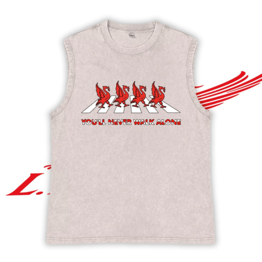 Liverpool F.C. Washed Distressed Sleeveless Vest PM45 - LH - Image 6