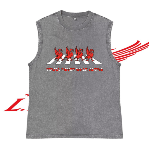 Liverpool F.C. Washed Distressed Sleeveless Vest PM45 - LH - Image 7