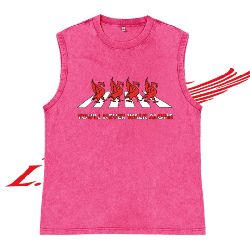 Liverpool F.C. Washed Distressed Sleeveless Vest PM45 - LH - Image 5