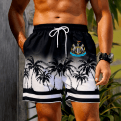 Newcastle United F.C Hawaii Beach Shorts For Summer 2025 PL95 - LH
