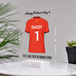 Father's Day Gift – Liverpool FC Spirit Acrylic Plaque with Base