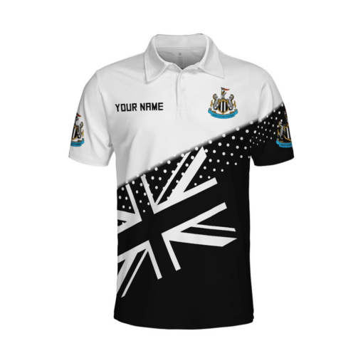 Newcastle United F.C ft UK Flag Polo Shirt Edition 2025 - LH - Image 3