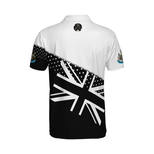Newcastle United F.C ft UK Flag Polo Shirt Edition 2025 - LH - Image 4