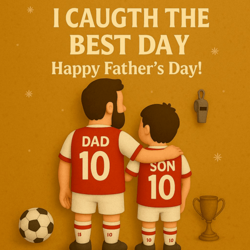 Arsenal F.C. Personalized Acrylic Plaque – Father & Son Football Team Gift for Father’s Day | Actual Product Video in Description - Image 2