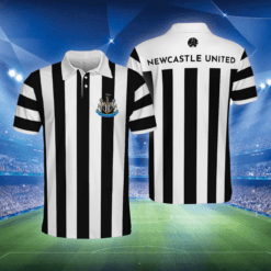 Newcastle United F.C. Black And White Polo Shirt For This Summer PM89 - LH