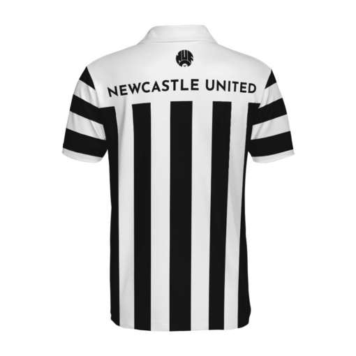 Newcastle United F.C. Black And White Polo Shirt For This Summer PM89 - LH - Image 5
