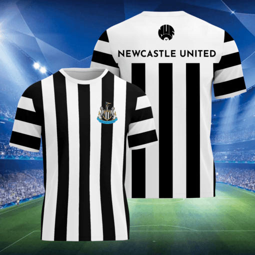 Newcastle United F.C. Black And White Polo Shirt For This Summer PM89 - LH - Image 2