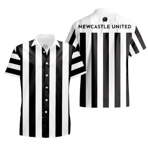 Newcastle United F.C. Black And White Polo Shirt For This Summer PM89 - LH - Image 4