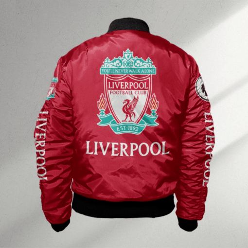 Liverpool F.C. Zipper Bomber Jacket – LIMITED EDITION - LH - Image 2