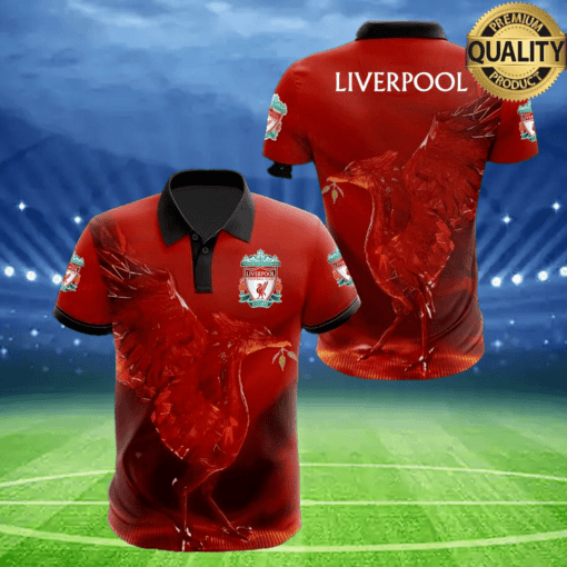 Liverpool F.C All Over Print Liver Bird Shirt Set PL89 - LH