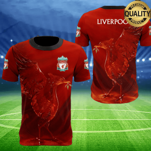 Liverpool F.C All Over Print Liver Bird Shirt Set PL89 - LH - Image 2