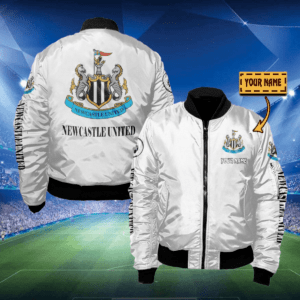 Newcastle United F.C. Zipper Bomber Jacket – LIMITED EDITION - LH