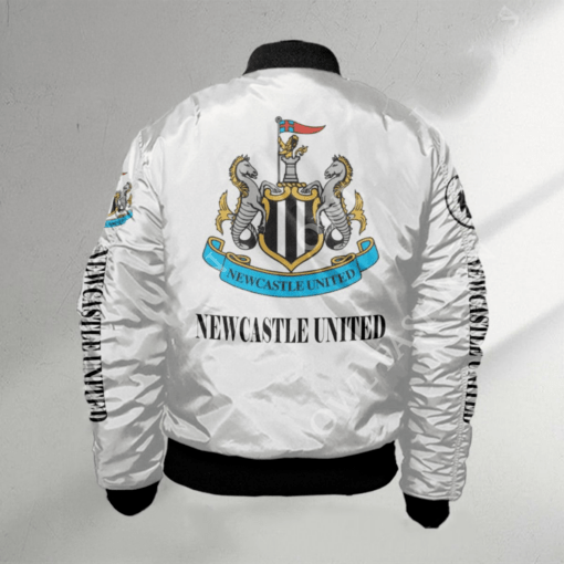Newcastle United F.C. Zipper Bomber Jacket – LIMITED EDITION - LH - Image 2
