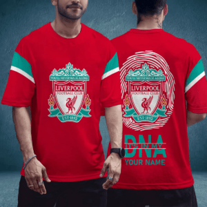 [Can Custom] Liverpool F.C. 3D Full Printing DNA Jersey T-shirt PL89 - LH