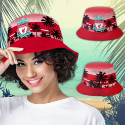 Liverpool F.C HAWAII COCONUT TREE ISLAND Bucket Hat - LH