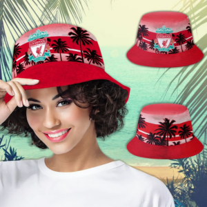 Liverpool F.C HAWAII COCONUT TREE ISLAND Bucket Hat - LH
