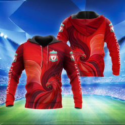 Liverpool F.C. Full Printing Liver Bird Hoodie Set PM98 - LH