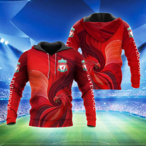 Liverpool F.C. Full Printing Liver Bird Hoodie Set PM98 - LH