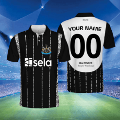 Personalization Newcastle United F.C. 3D Unisex Polo PL88 - LH