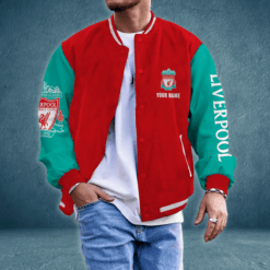 Personalized Liverpool F.C. Baseball Jersey – Heavyweight Fleece Fanwear - LH