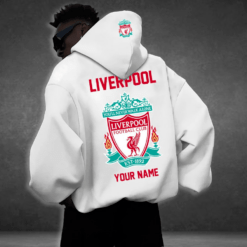 Personalized Liverpool F.C. Cotton Hoodie – Classic Comfort for True Reds - LH