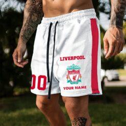 Liverpool FC Personalized Mesh Shorts - LFC Fan Shorts | Custom Number & Name Edition - LH