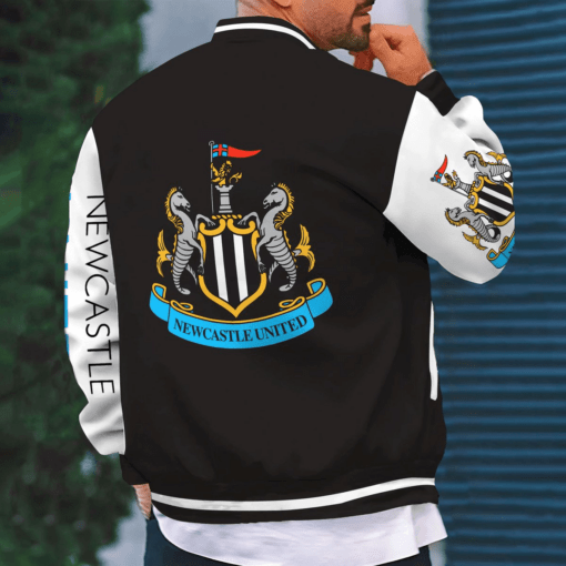 Custom Newcastle United F.C. Bomber Jacket | For Real Magpies Only - LH – Premium Jacket - LH - Image 2