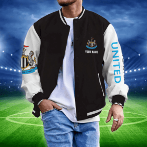 Custom Newcastle United F.C. Bomber Jacket | For Real Magpies Only - LH – Premium Jacket - LH