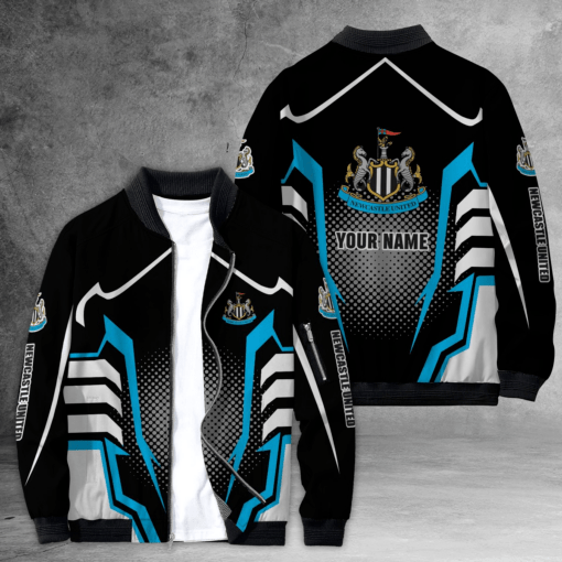 Custom Newcastle United Bomber Jacket – Personalized Bomber, Next-Level Look - LH - Image 2