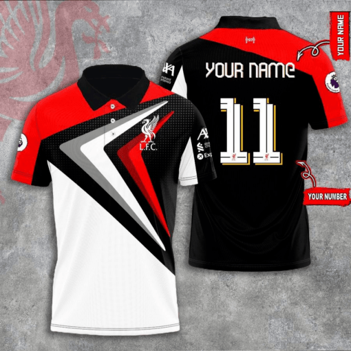 Custom Liverpool F.C. Shirt Set | Red Arrow Strike | Name & Number Personalization - LH - Image 2