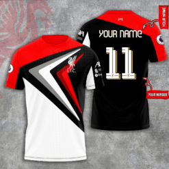 Custom Liverpool F.C. Shirt Set | Red Arrow Strike | Name & Number Personalization - LH
