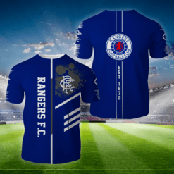Rangers F.C. T-Shirt | Retro Sport Style | Est. 1872 Heritage Shirt Set PL98 - LH