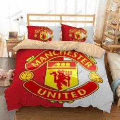 Manchester United Red White Bedding Set - LH